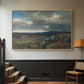 Norwegian Highlands, 1857 - Floater Framed Canvas Print