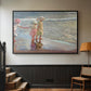 The Three Sisters on the Beach, 1908 - Floater Framed Canvas Print