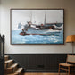 Taking on Wet Provisions, 1903 - Floater Framed Canvas Print