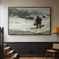 Tøsne, 1895 - Floater Framed Canvas Print