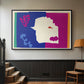 The Wolf (Le loup), from Jazz, 1947 - Floater Framed Canvas Print
