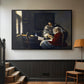 Girl Interrupted at Her Music, c. 1658-1659 - Floater Framed Canvas Print