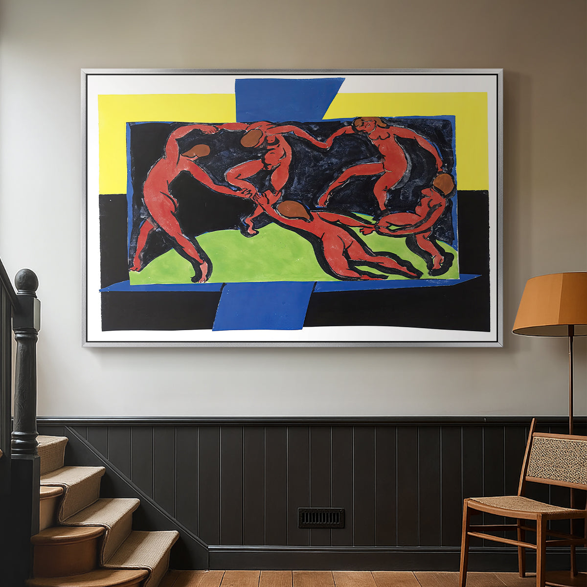 The Dance (La Danse), 1939 - Floater Framed Canvas Print