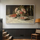 Strawberries and Champagne, c. 1881-1885 - Floater Framed Canvas Print