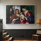 Madonna and Child with Saints Dorothy and George, c. 1516 - Floater Framed Canvas Print