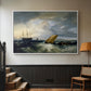 Sheerness as Seen from the Nore, 1808 - Floater Framed Canvas Print
