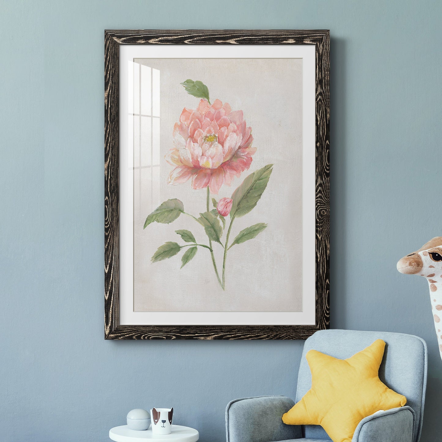 Grandiflora III - Premium Framed Print - Distressed Barnwood Frame - Ready to Hang