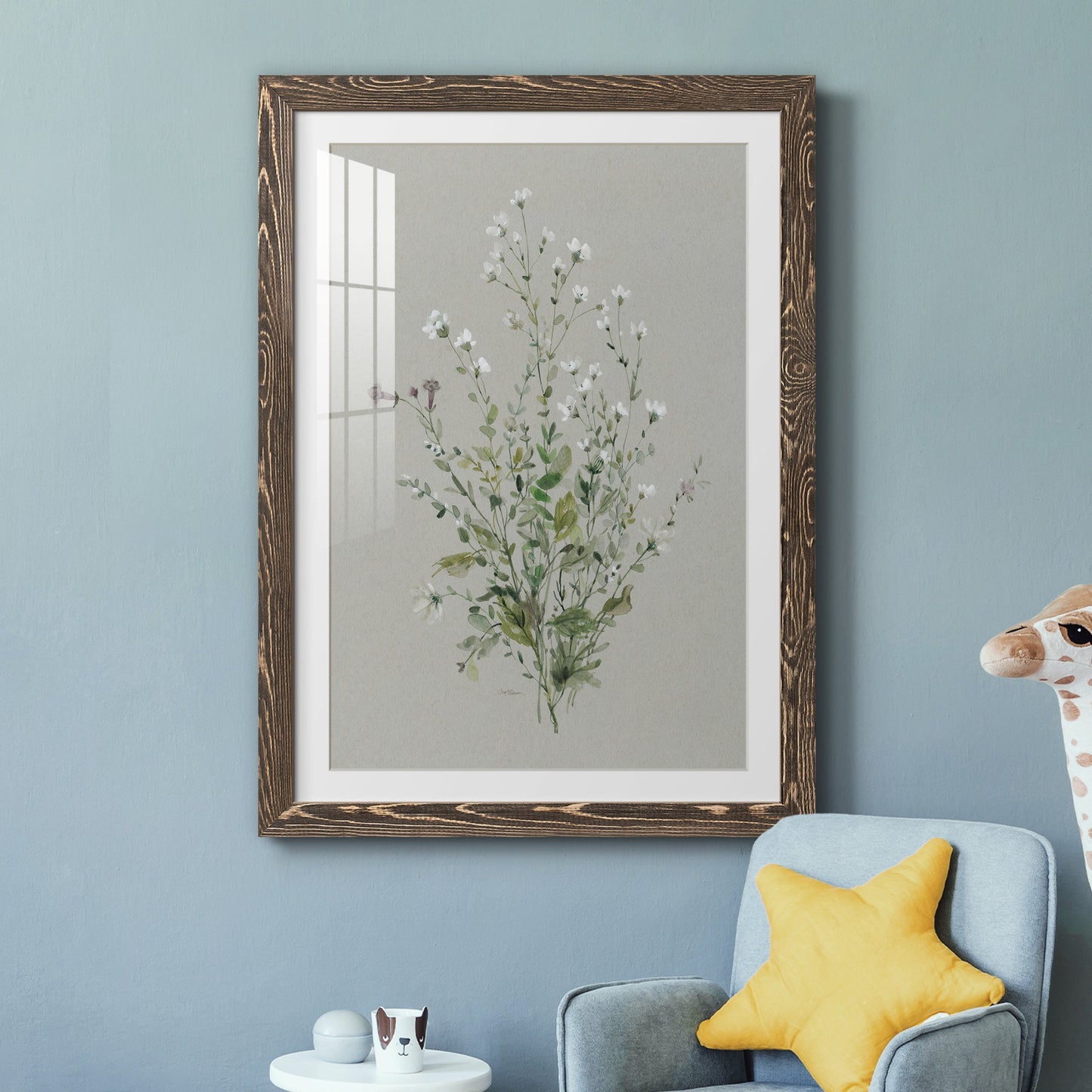 Bouquet of Grace I - Premium Framed Print - Distressed Barnwood Frame - Ready to Hang