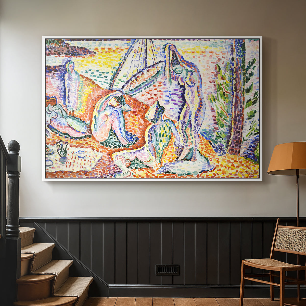 Luxe, Calme et Volupté, 1904 - Floater Framed Canvas Print