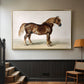 A Cart-Horse - Floater Framed Canvas Print