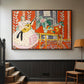 The Lute (Le luth), 1943 - Floater Framed Canvas Print