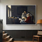 Girl Interrupted at Her Music, c. 1658-1659 - Floater Framed Canvas Print
