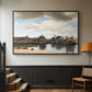 View of Delft, c. 1660-1661 - Floater Framed Canvas Print