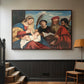 Mary and Child with Saints Stephen, Jerome and Maurice, c. 1510 - Floater Framed Canvas Print