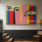 Design for Cover of Exhibition Catalogue, 1951 - Floater Framed Canvas Print