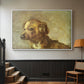 Cliper, the Artist's Dog, 1895 - Floater Framed Canvas Print