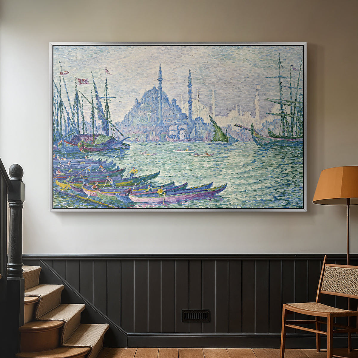 The Golden Horn, Minarets, 1907 - Floater Framed Canvas Print