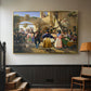 Romans Gathered for Merriment at an Osteria, 1839 - Floater Framed Canvas Print