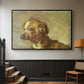 Cliper, the Artist's Dog, 1895 - Floater Framed Canvas Print
