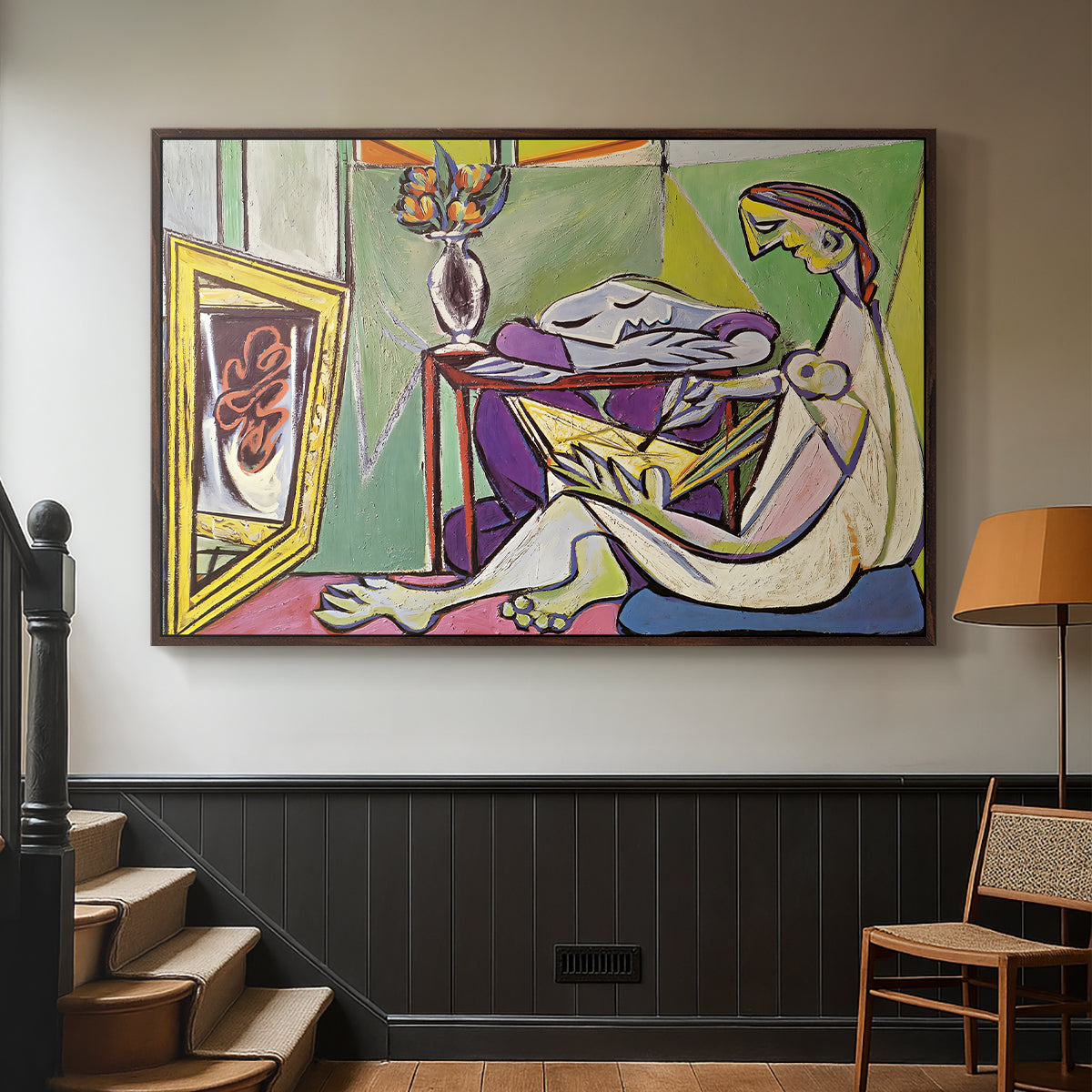 The Muse, 1935 - Floater Framed Canvas Print