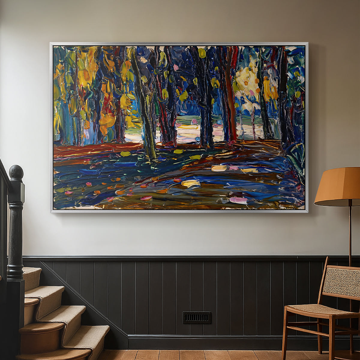Autumn Study, 1908 - Floater Framed Canvas Print