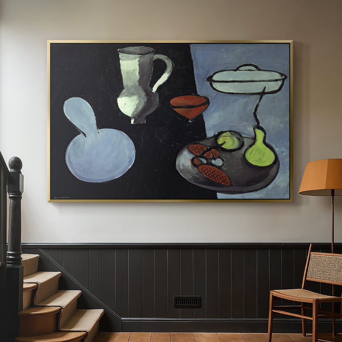 The Gourds (Les coloquintes), 1916 - Floater Framed Canvas Print