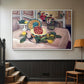Still Life with Pineapple and Lemons, 1925 - Floater Framed Canvas Print