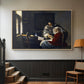 Girl Interrupted at Her Music, c. 1658-1659 - Floater Framed Canvas Print