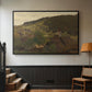 Landscape from Ebersteinburg in Baden, 1876 - Floater Framed Canvas Print