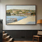 The Riverbank, Les Andelys, 1886 - Floater Framed Canvas Print