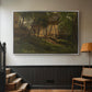 German Farm, 1859 - Floater Framed Canvas Print