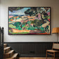 Landscape at Collioure, 1907 - Floater Framed Canvas Print