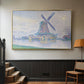 Mill of Edam (Moulin d'Edam), 1896 - Floater Framed Canvas Print