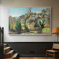 Landscape near Nice, c. 1918 - Floater Framed Canvas Print