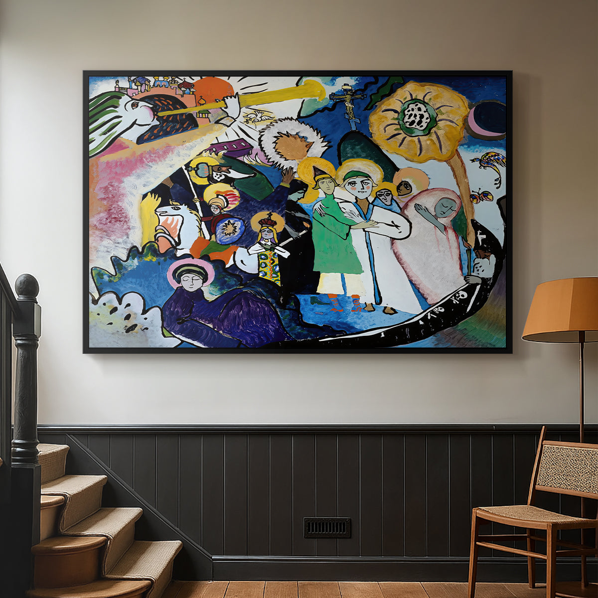 All Saints Day I, 1911 - Floater Framed Canvas Print