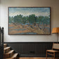 Olive Trees, 1889 - Floater Framed Canvas Print