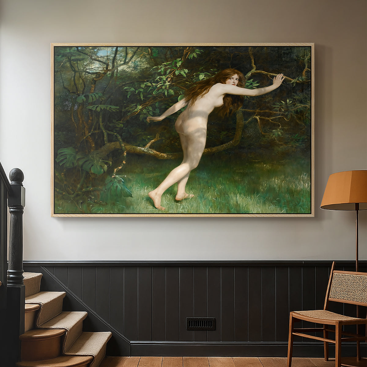 Eve, 1911 - Floater Framed Canvas Print