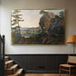 Landscape with the Balbersteine near Miesenbach, 1839 - Floater Framed Canvas Print