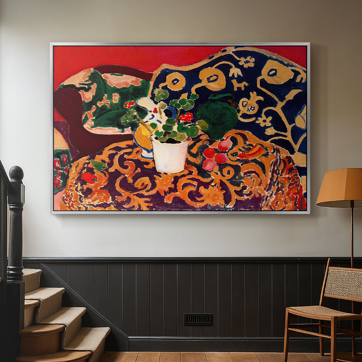 Spanish Still Life, c. 1910 - Floater Framed Canvas Print