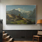 Balestrand, 1848 - Floater Framed Canvas Print