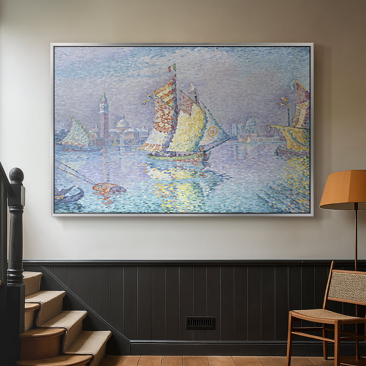 Venice, the Yellow Sail, 1904 - Floater Framed Canvas Print