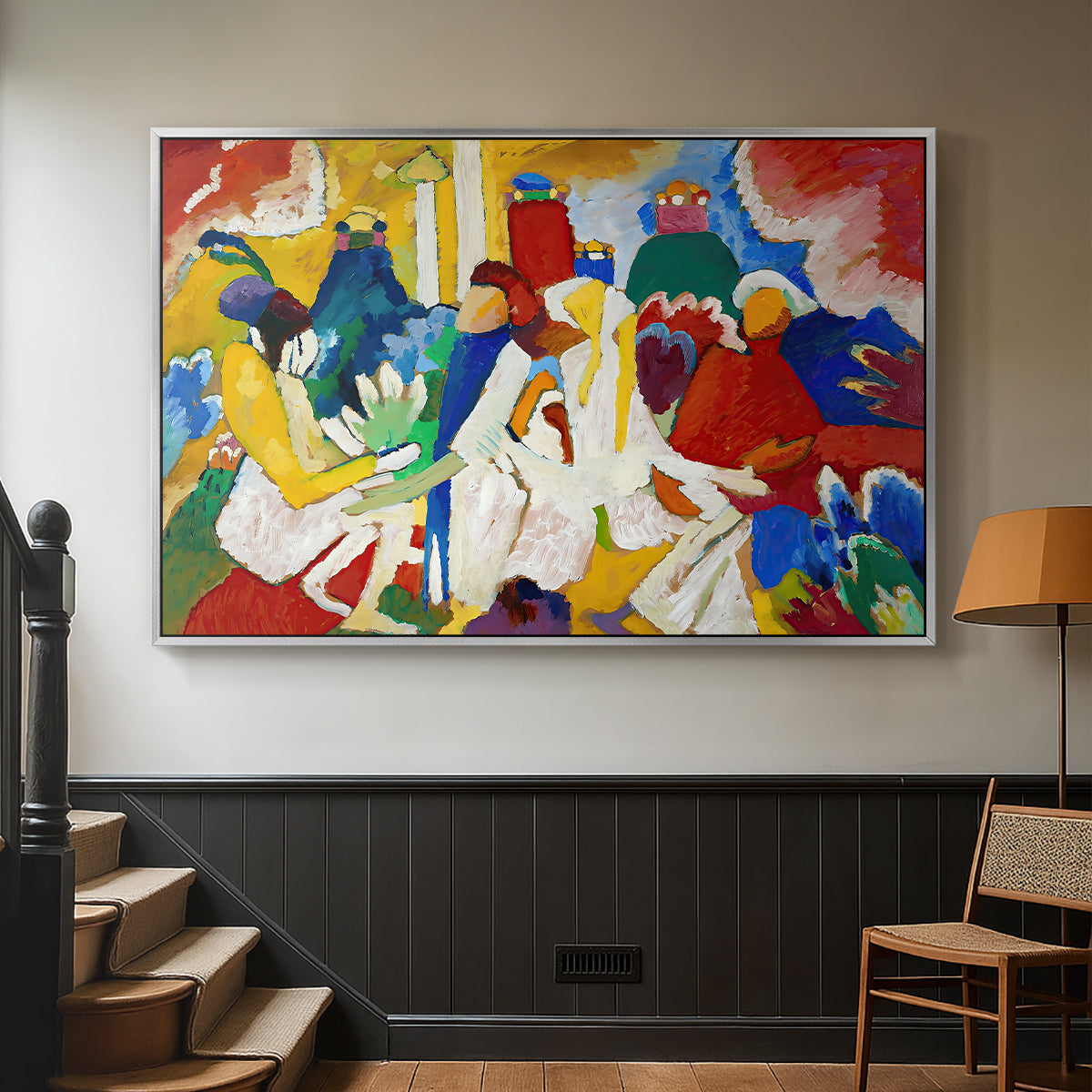 Oriental, 1909 - Floater Framed Canvas Print