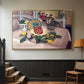 Still Life with Pineapple and Lemons, 1925 - Floater Framed Canvas Print