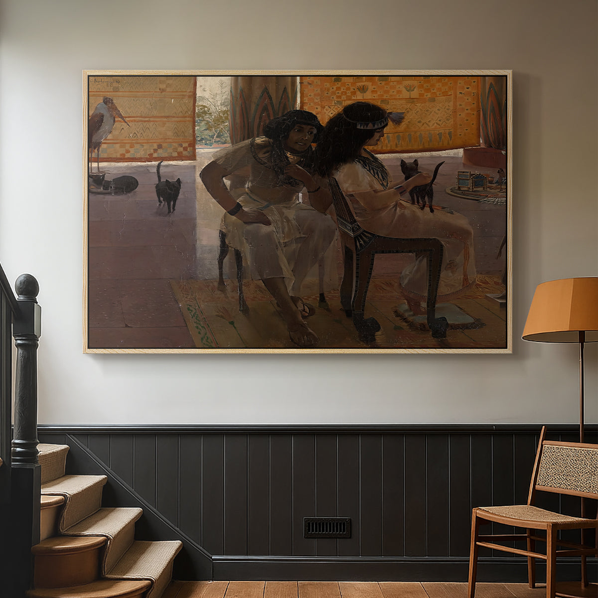 The Age of the Pharaohs, 1914 - Floater Framed Canvas Print