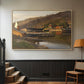 Landingsbrygge Husvik, Drøbak, 1875 - Floater Framed Canvas Print