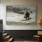 Tøsne, 1895 - Floater Framed Canvas Print