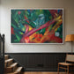 The Monkey, 1912 - Floater Framed Canvas Print