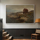 A Fisherman's Home, Lillesand, 1858 - Floater Framed Canvas Print
