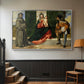 Madonna and Child with Saints Anthony of Padua and Roch, c. 1510 - Floater Framed Canvas Print