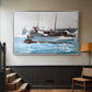 Taking on Wet Provisions, 1903 - Floater Framed Canvas Print